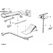 BMW Chock, Aluminium - Genuine BMW 71126756392