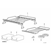 BMW Luggage Basket Aluminium - Genuine BMW 82120442358
