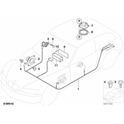 BMW Radio Supporting Pin - Genuine BMW 65128370535
