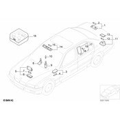 BMW Vanity Mirror - Genuine BMW 63318360010