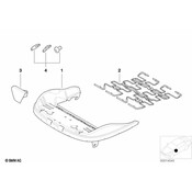 BMW Seat Trim Panel - Genuine BMW 52108226407