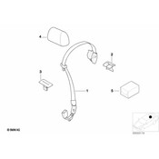 BMW Cover Belt Outlet (Light Beige) - Genuine BMW 51468226505