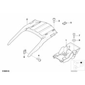 BMW Plug-In Nut (M6) - Genuine BMW 63127694805