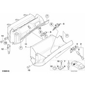 BMW Glove Box Support - Genuine BMW 51168224806