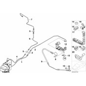 BMW Brake Pipe Bracket - Genuine BMW 34321165922