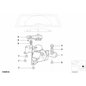 BMW Torx-Bolt With Washer (Isa M6X9) - Genuine BMW 07147154230