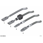 BMW Flat Spring Contact Mdk4 2.8 With Cable (05 mm- Au) - Genuine BMW 12520007254