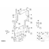 BMW Base Support System Front - Genuine BMW 65128383514