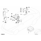 BMW Universal Socket Housing Uncoded (6 Pol Mqs) - Genuine BMW 61136954554
