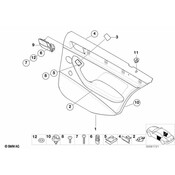 BMW Interior Door Handle - Genuine BMW 51428200752
