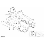 BMW Torx Screw With Washer (Isa M6X17) - Genuine BMW 07146986927