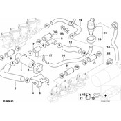 BMW Tubing Support - Genuine BMW 13531720219