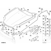 BMW Fillister Head Screw (M6X16) - Genuine BMW 51237031088
