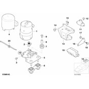 BMW ABS Control Module Insulator - Genuine BMW 34511164650