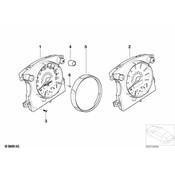 Mini Instrument Cluster Bezel - Genuine Mini 51457132400