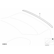 BMW M3 Lip Spoiler - Genuine BMW 51717893671