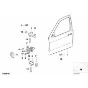 BMW Door Hinge Left Upper - Genuine BMW 41521960233