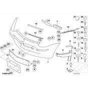 BMW Spacer Bumper - Genuine BMW 51117033506