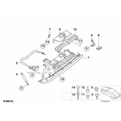 BMW Catch Strap Glove Box - Genuine BMW 51167002386