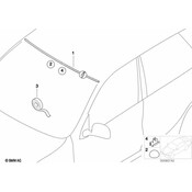 BMW Velcro Fastener - Genuine BMW 51377164933