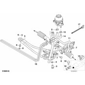 BMW Power Steering Cooler - Genuine BMW 17115A33FA9