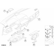 BMW C-Clip Sheet Metal Nut (4 22 22 8mm) - Genuine BMW 07149128047