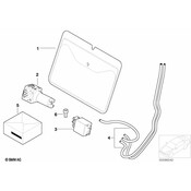 BMW Seat Lumbar Support Cushion - Genuine BMW 52109180625