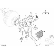 BMW Power Brake Booster Pin - Genuine BMW 35216753830