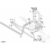 BMW Hose Clamp - Genuine BMW 17107500744