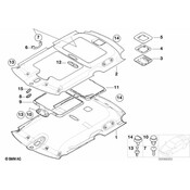 Mini Cooper Cover F Ultrasonic Burglar Alarm (Horizon Grey) - Genuine Mini 51447053462