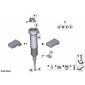 BMW Electronic Suspension Control Module (M5 M6 Alpina B7 M3) - Genuine BMW 37147840414