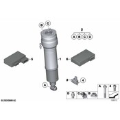 BMW Suspension Acceleration Sensor - Genuine BMW 37146781406