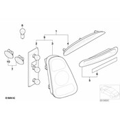 Mini Cooper Third Stoplamp White - Genuine Mini 63256935790