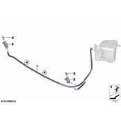 BMW Bracket Hose Line - Genuine BMW 12517831757