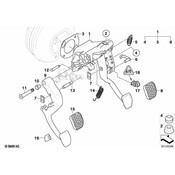 BMW Pedal Assembly Wiht Brake Pedal - Genuine BMW 35002282325