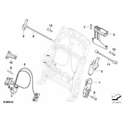 BMW Power Seat Motor Drive Shaft - Genuine BMW 52107068055