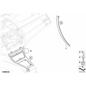 BMW Fixing Clamp - Genuine BMW 51413414395