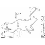 BMW Bracket Oil Cooler Line - Genuine BMW 17227519264