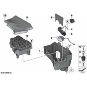 BMW Fuse Box Grommet - Genuine BMW 12901436449