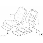 BMW Seat Cushion Foam - Genuine BMW 52107139701