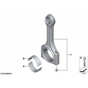 BMW Engine Connecting Rod Bearing - Genuine BMW 11247798085