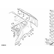 BMW Blind Plug (25X30mm) - Genuine BMW 07149193300