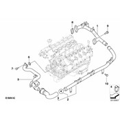 BMW Return Pipe - Genuine BMW 11537834116