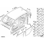 BMW Sealing Plug (95X12mm) - Genuine BMW 51713402867