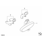 BMW Interior Rear View Mirror - Genuine BMW 51169302876