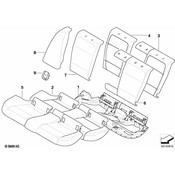 BMW Seat Cushion Foam - Genuine BMW 52207133822