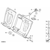 BMW Seat Track Support - Genuine BMW 52207118701