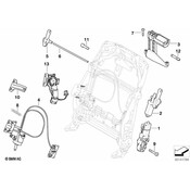 BMW Headrest Actuator - Genuine BMW 52109155767