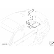BMW Dividing Element Short - Genuine BMW 51477146050