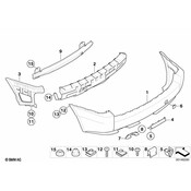 BMW Clamp - Genuine BMW 51127070204